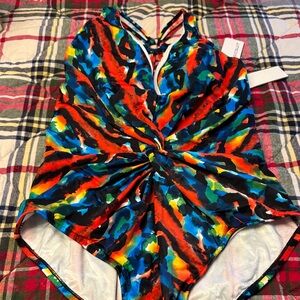 Magicsuit Colorful Strappy Swimsuit